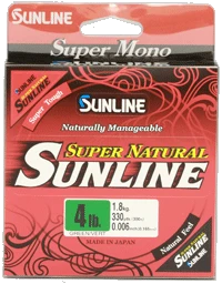 Sunline Super Natural Mono 330yds Fishing Line
