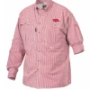 Bmtoutdoors Arkansas Plaid Wingshooter's Shirt Long Sleeve