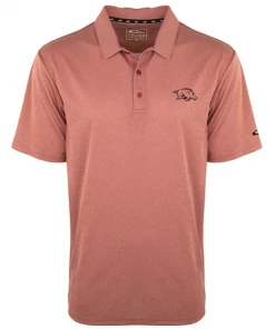 Bmtoutdoors Arkansas Vintage Heather Polo Shirts