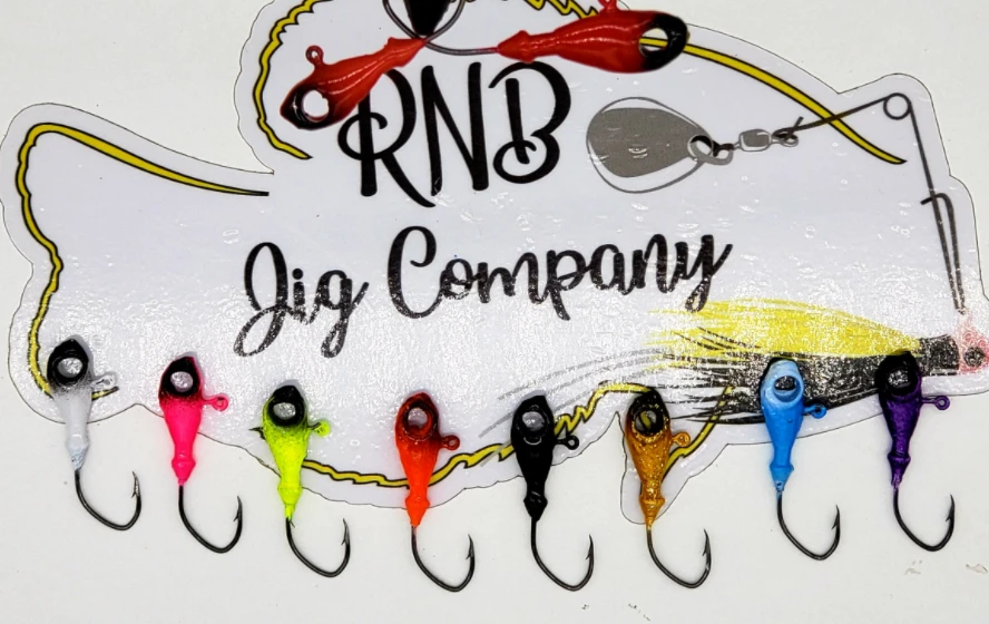 Bmtoutdoors Crappie Jig Heads RNB EYEHOLE MINNOW HEAD