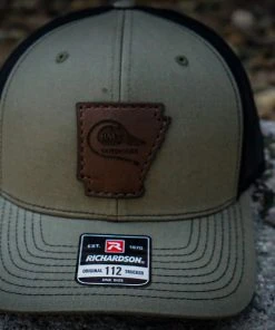 BMT Outdoors BMT LEATHER PATCH ARKANSAS HAT