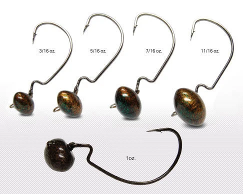 Hooks & Terminal Tackle Gene Larew Biffle Hardhead Copper 2pk