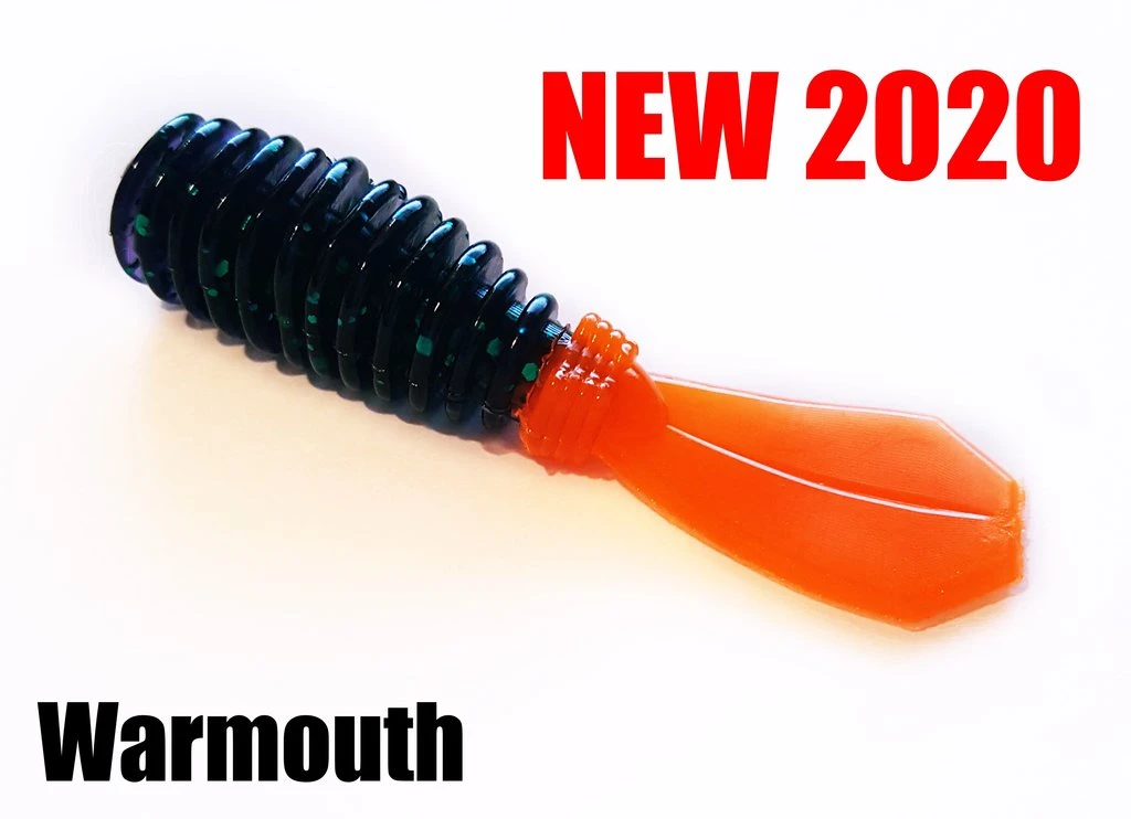 Bmtoutdoors Redneck Rubber 2" Beaver Bottom Baits Crappie